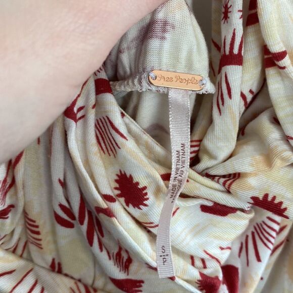 Free People Daria Floral Halter Racerback Split Maxi Dress - Picture 7 of 7